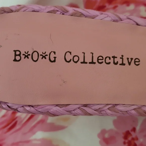 Raffia sandals sz.9 - Picture 3 of 9